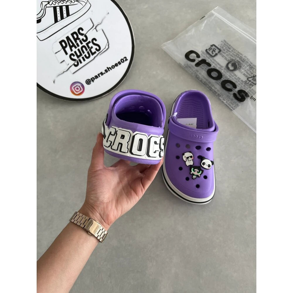 Crocs Off Court Mor & Beyaz