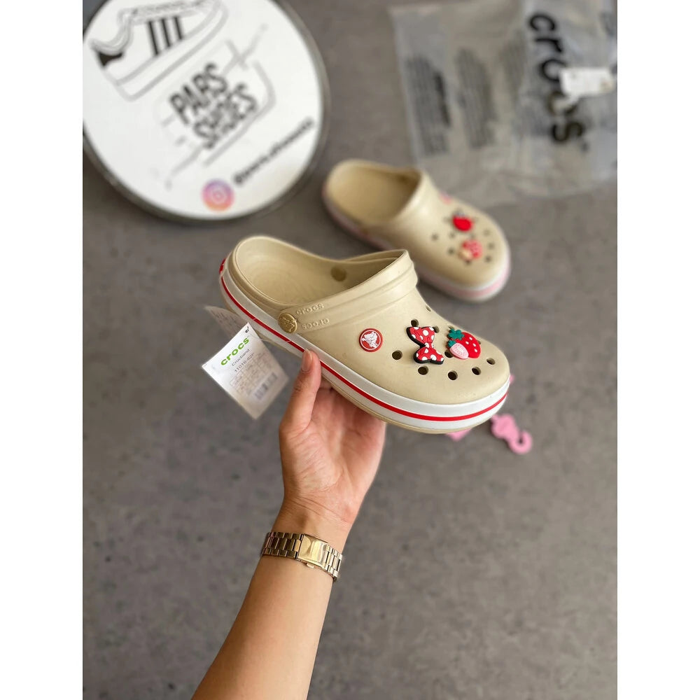 Crocs Crocband Krem & Kırmızı